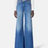 Wide-Leg Flared Jeans