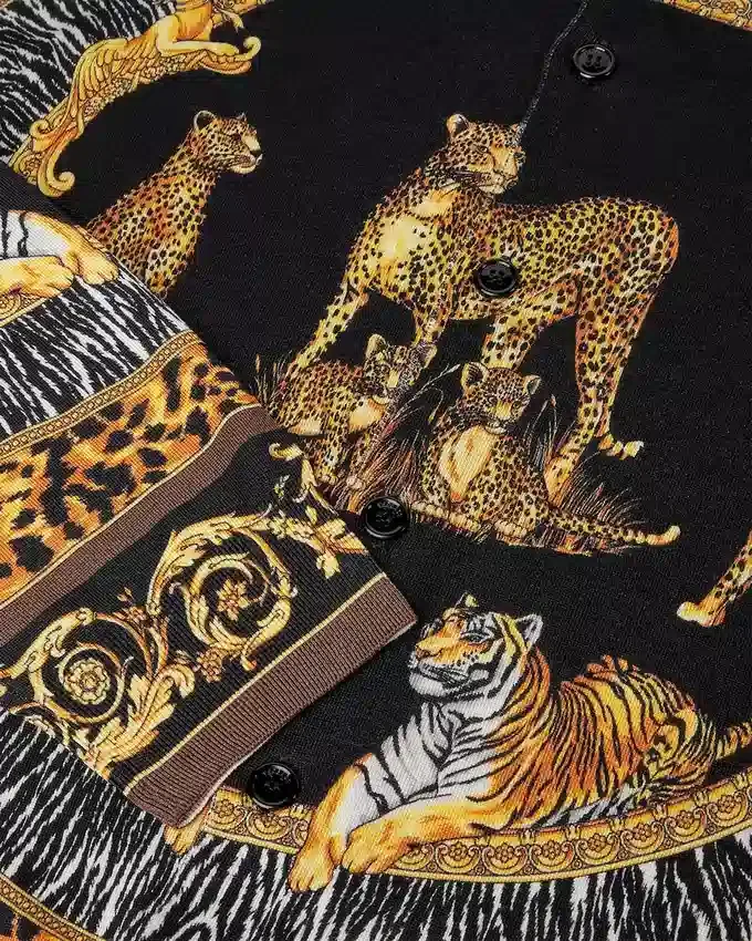 Wild Cats Silk Knit Shirt Wild Cats Silk Knit Shirt