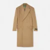Wool-Blend Double-Breasted Coat