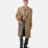 Wool-Blend Double-Breasted Coat