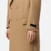 Wool-Blend Double-Breasted Coat