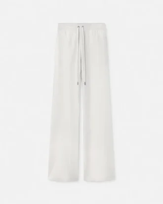 Wool-Blend Flared Towel Pants