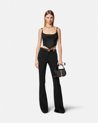 Wool-Blend Formal Pants