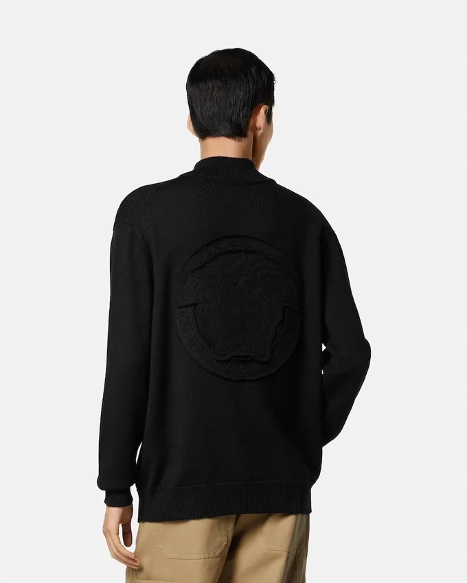 Wool-Blend Half-Zip Knit Sweater Wool-Blend Half-Zip Knit Sweater