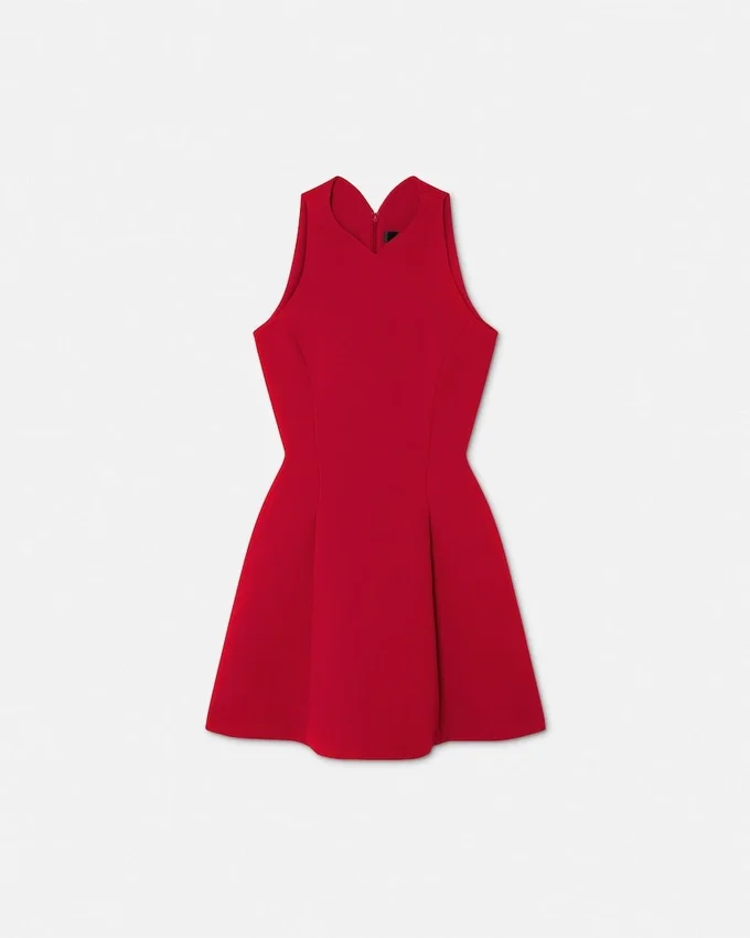 Wool-Blend Sculptural Mini Dress Wool-Blend Sculptural Mini Dress