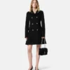 Wool-Cashmere A-Line Coat