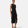 Wool-Cashmere Knit Maxi Dress
