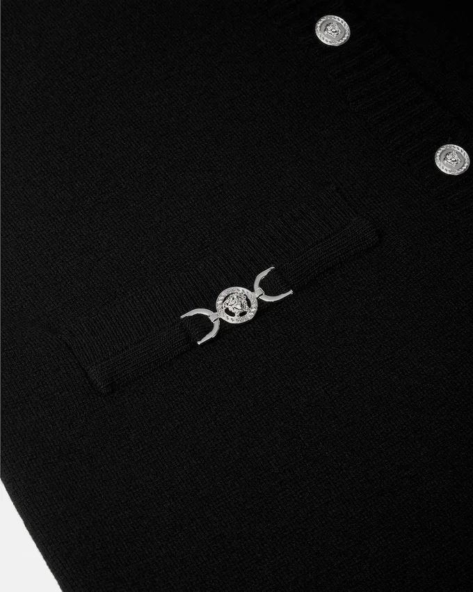Wool-Cashmere Knit Shirt Dress Wool-Cashmere Knit Shirt Dress