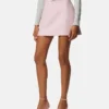 Wool Crépe Tweed A-Line Mini Skirt