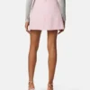 Wool Crépe Tweed A-Line Mini Skirt