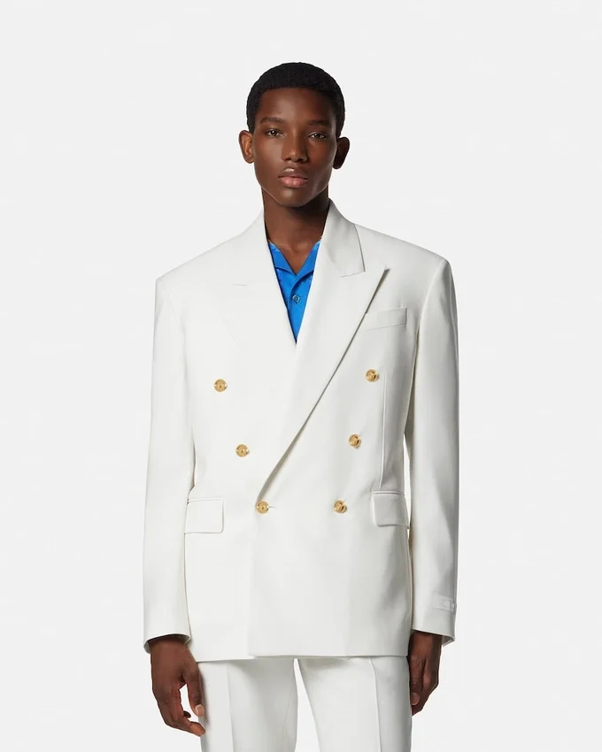 Wool Double-Breasted Blazer Wool Double-Breasted Blazer