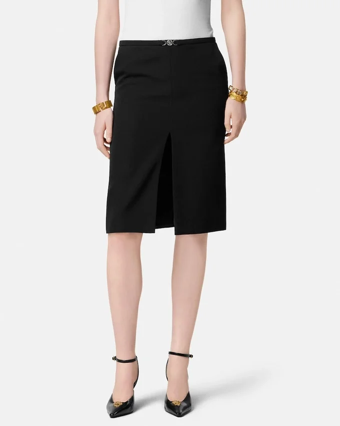 Wool Pencil Midi Skirt Wool Pencil Midi Skirt