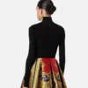 Wool Ribbed Knit Turtleneck Top Wool Ribbed Knit Turtleneck Top