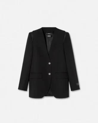 Wool Single-Breasted Blazer