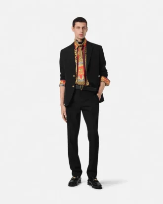 Wool Single-Breasted Blazer