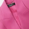 Wool Single-Breasted DV Blazer Wool Single-Breasted DV Blazer