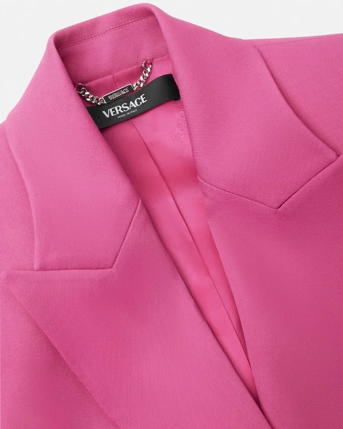 Wool Single-Breasted DV Blazer Wool Single-Breasted DV Blazer