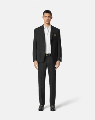 Wool Tapered Formal Pants