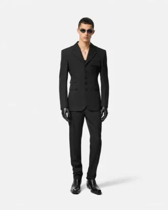 Wool Tapered Formal Pants